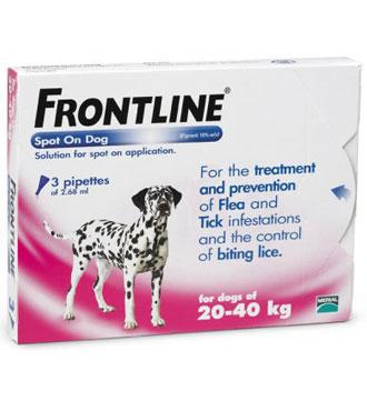 Frontline Spot On for Dogs 20 - 40kg 3CT