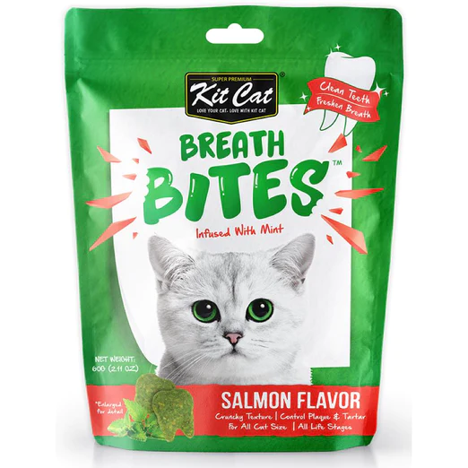 Kit Cat Breath Bites Salmon Flavour Cat Treats (60g)
