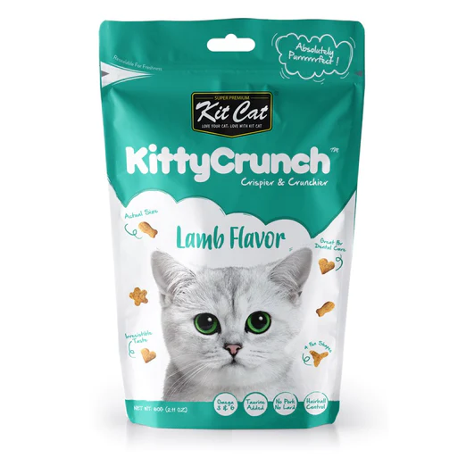 Kit Cat KittyCrunch Lamb Flavour Cat Treats (60g)