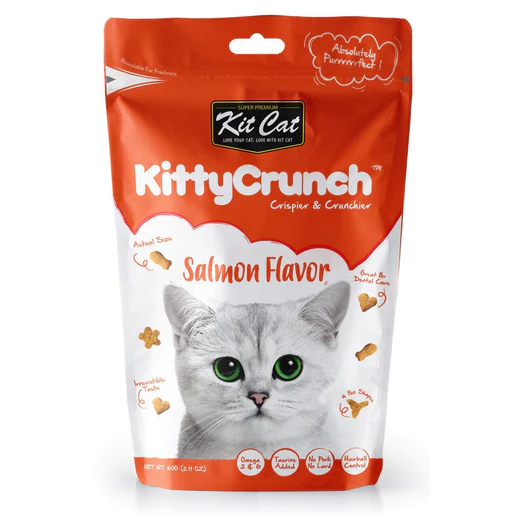 Kit Cat KittyCrunch Salmon Flavour Cat Treats (60g)
