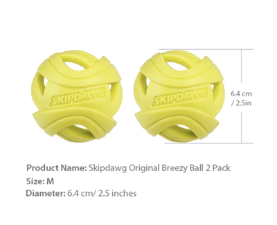 Skipdawg TPR Breezy ball (Pack of 2)