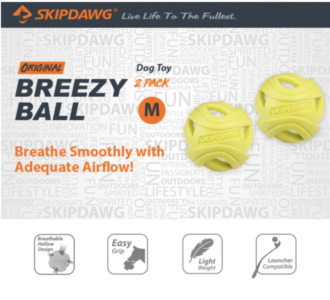 Skipdawg TPR Breezy ball (Pack of 2)
