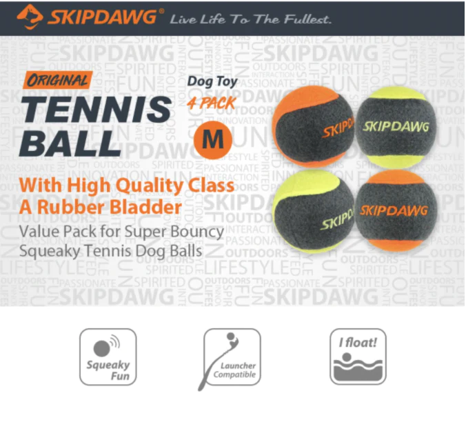 Skipdawg Tennis Ball (Pack of 4)
