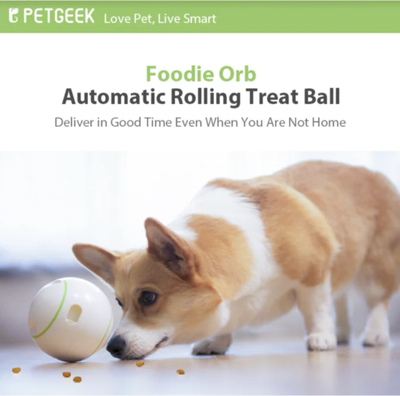Petgeek: Innovative Smart Pet Toys - Foodie Orb