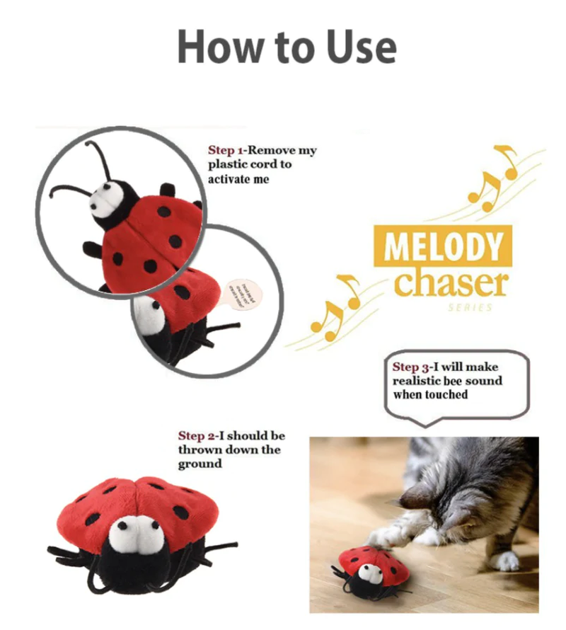 GiGwi Melody Chaser: Melody Chaser Motion Activated Sound Toy for Cats