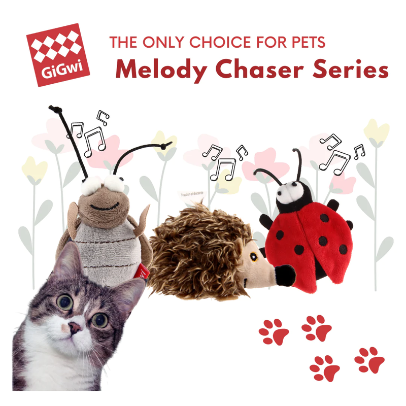 GiGwi Melody Chaser: Melody Chaser Motion Activated Sound Toy for Cats