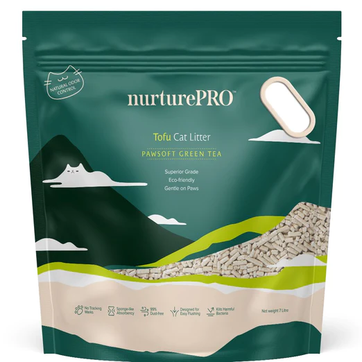 Nurture Pro Tofu Soya Cat Litter Green Tea 6L