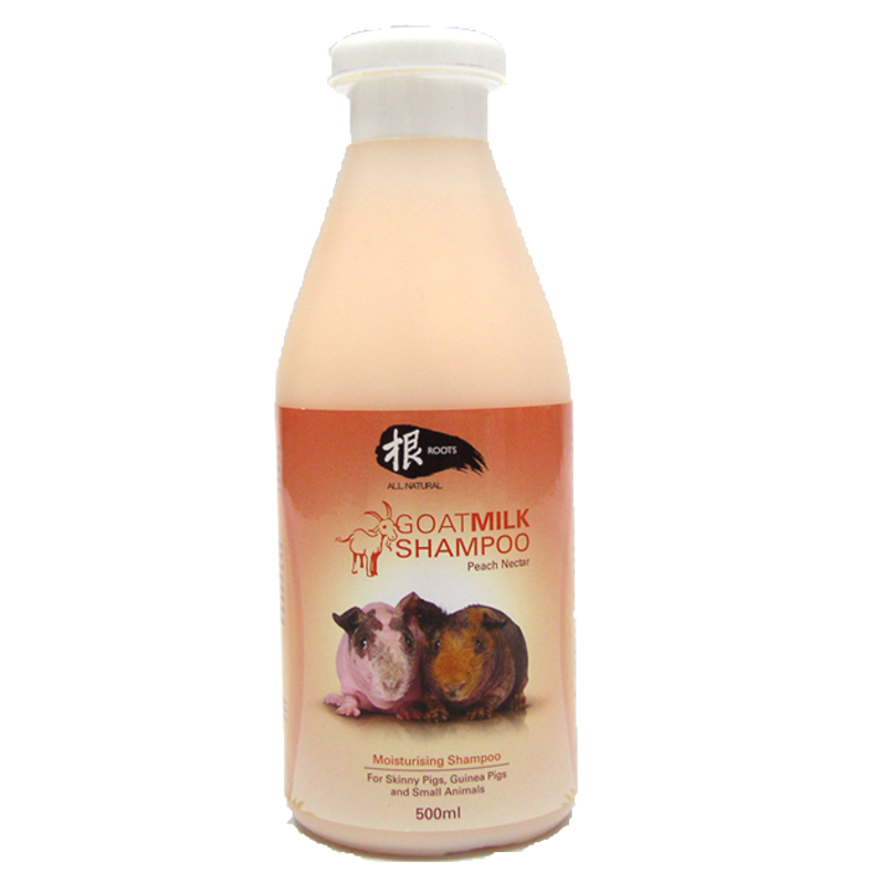 Roots Technologies Goat Milk Peach Nectar For Skinny Pig Shampoo