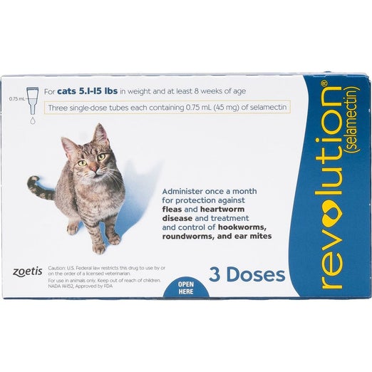 Revolution for Cats 2.6-7.5kg 3CT